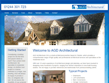 Tablet Screenshot of agdarchitectural.co.uk